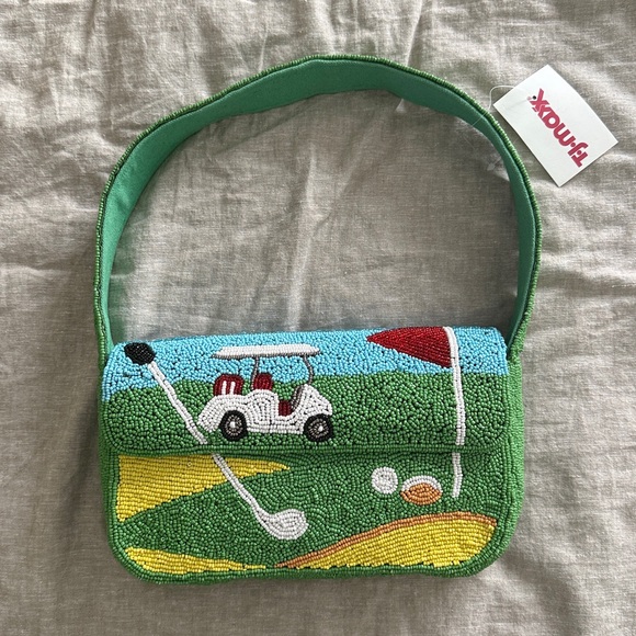 America & Beyond Handbags - Beaded Viral Golf Bag!! NWT
